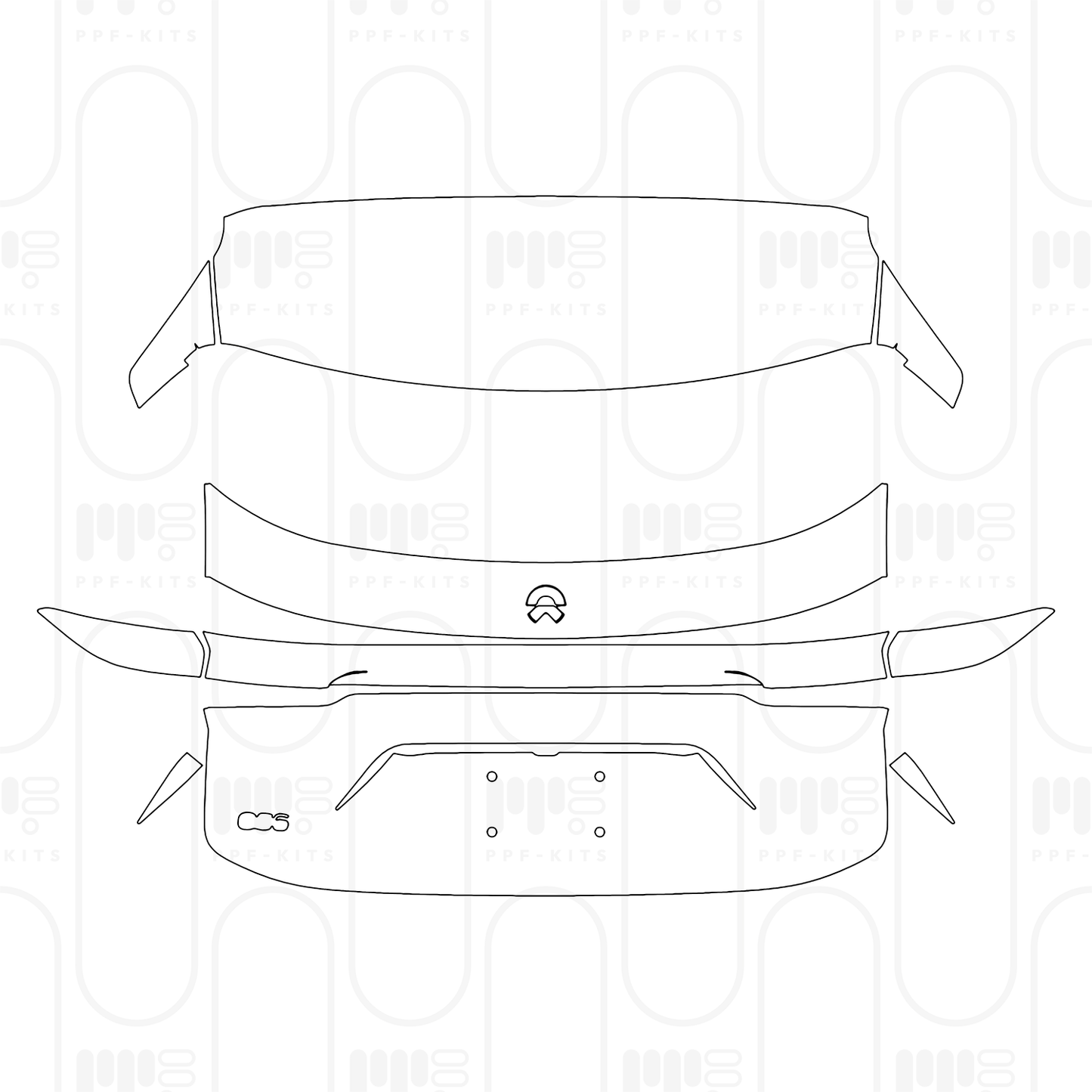 Pre-Cut PPF NIO ES6 2026