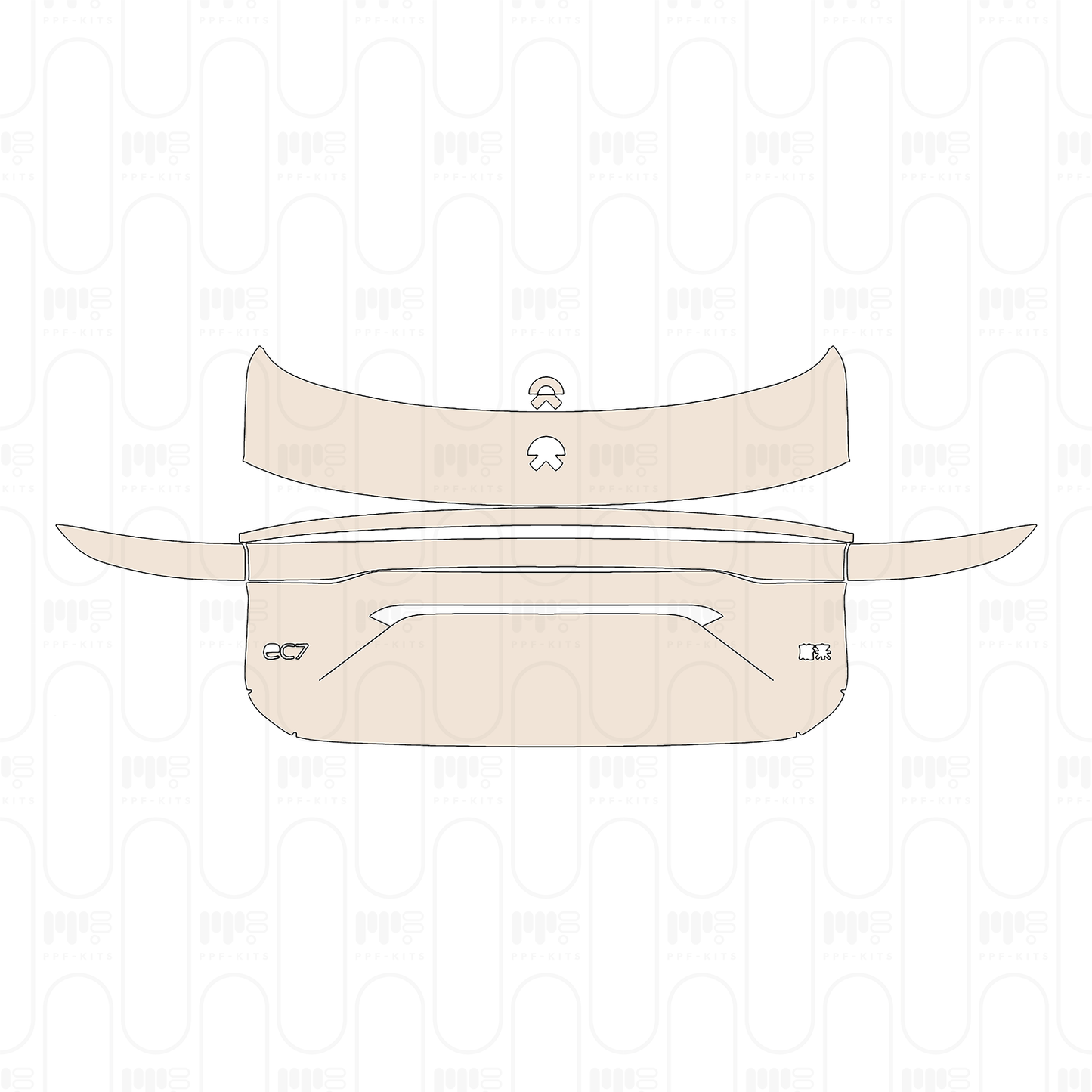 Pre-Cut PPF NIO EC7 2026