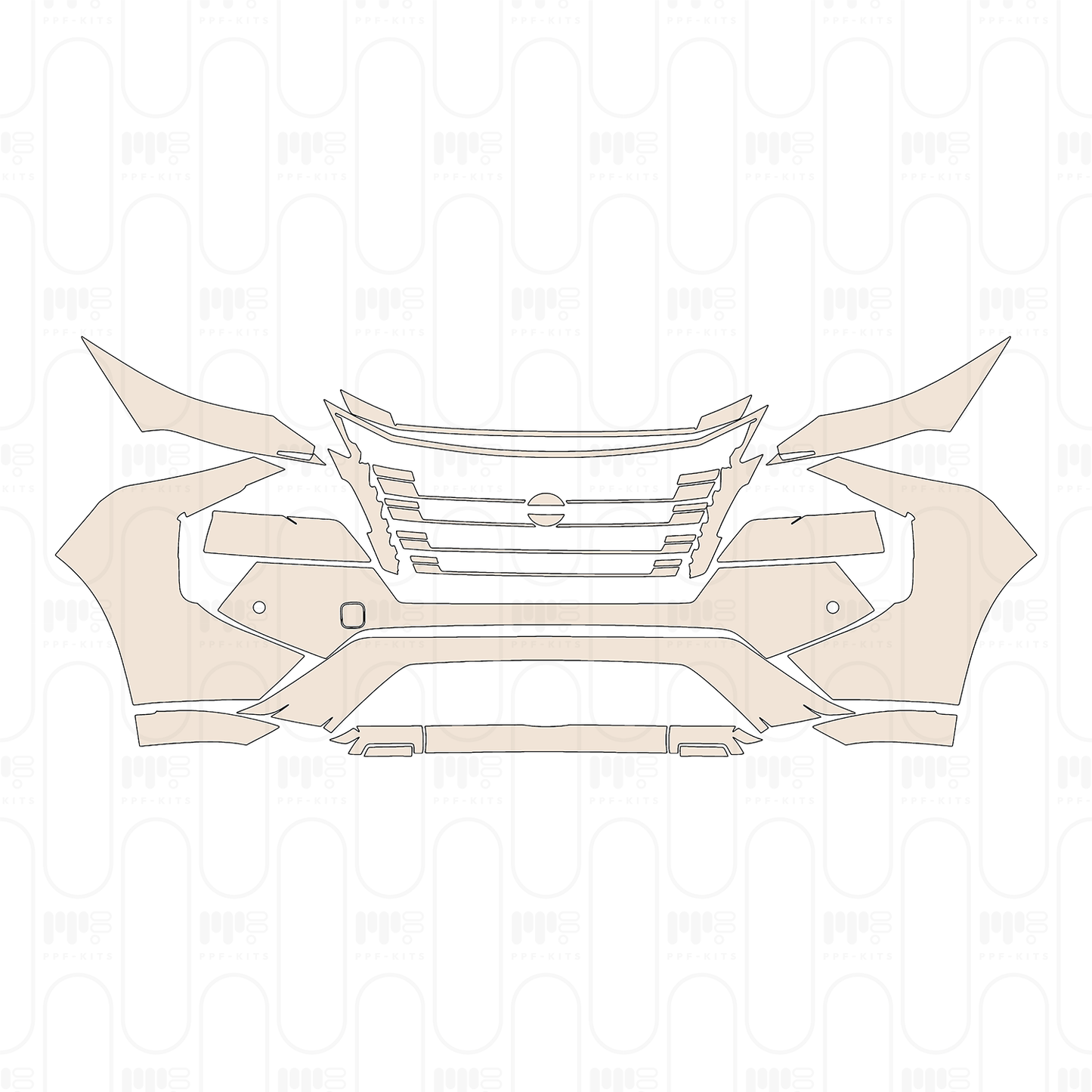 Pre-Cut PPF Nissan Rogue Platinum 2026