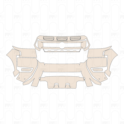 Pre-Cut PPF Nissan Frontier Crew Cab Pro-4X 2026