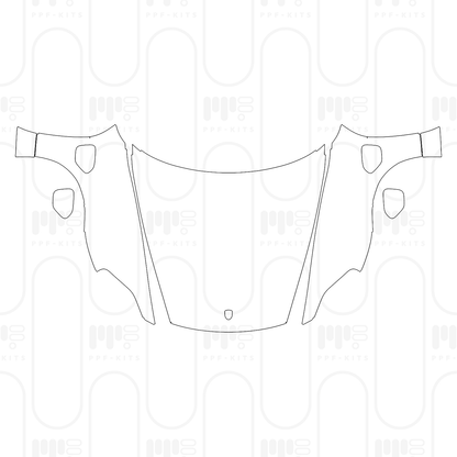 Pre-Cut PPF Porsche Taycan Sport Turismo Taycan Turbo S Sport Turismo 2026