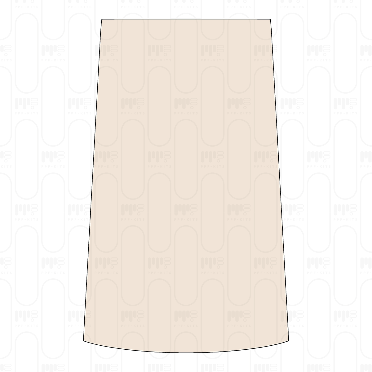 Pre-cut PPF pattern: Roof - Porsche