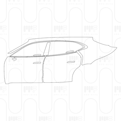 Pre-Cut PPF Porsche Taycan Sport Turismo Taycan Turbo S Sport Turismo 2026