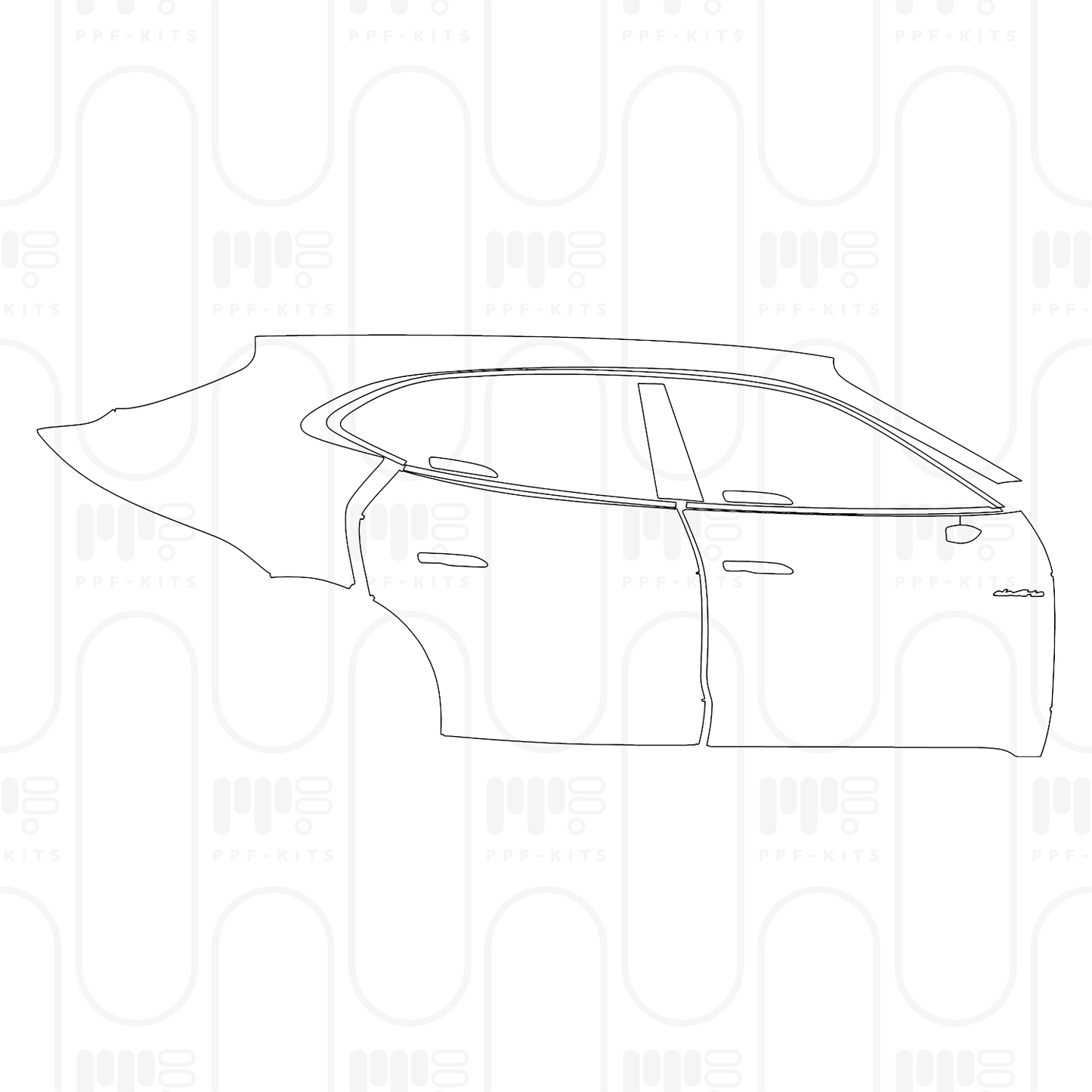 Pre-Cut PPF Porsche Taycan Sport Turismo Taycan Turbo S Sport Turismo 2026