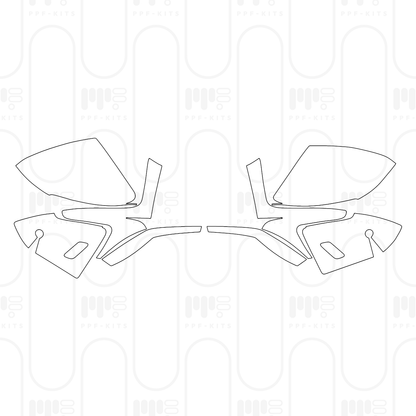 Pre-Cut PPF Porsche Taycan Sport Turismo Taycan Turbo S Sport Turismo 2026