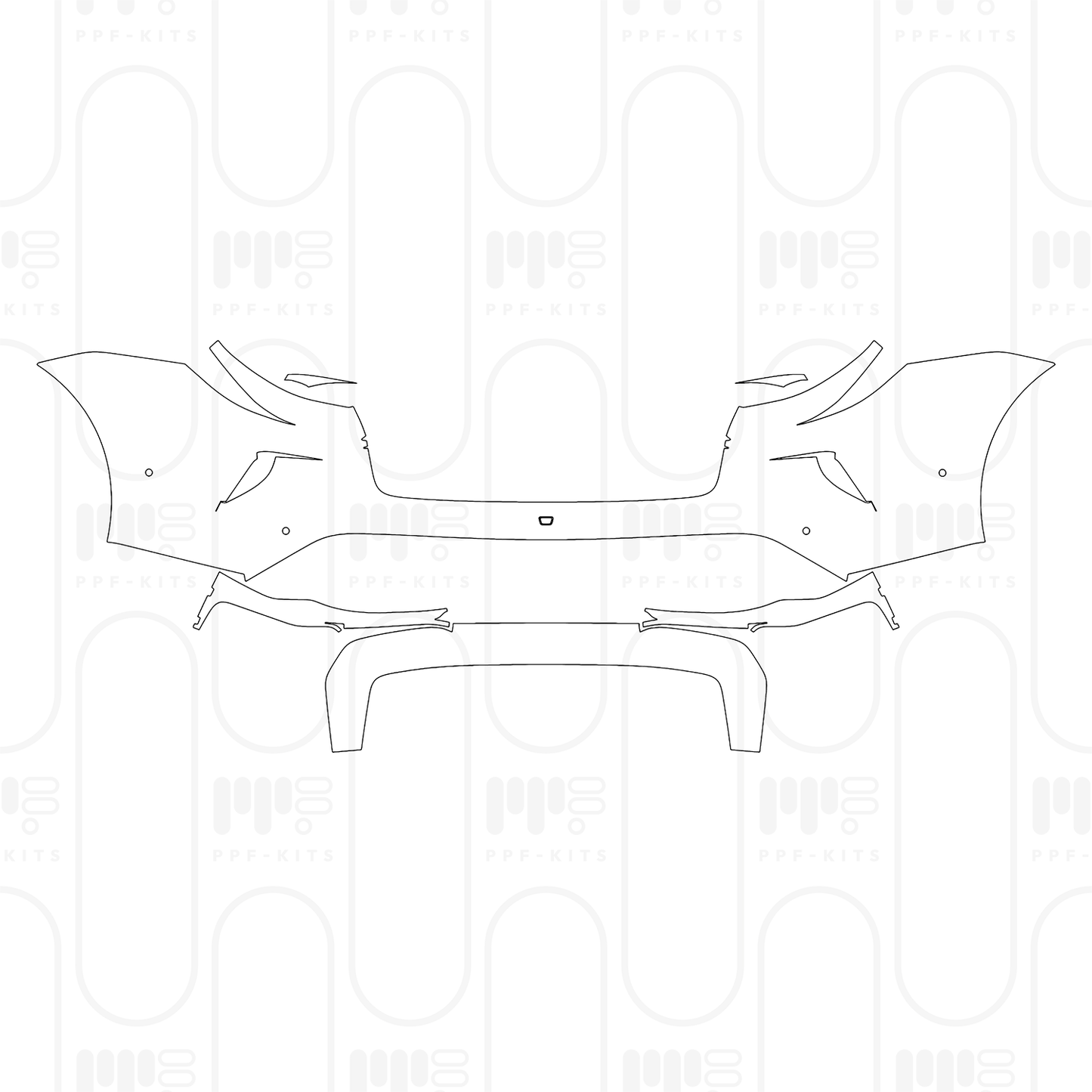 Pre-Cut PPF Porsche Taycan Sport Turismo Taycan Turbo S Sport Turismo 2026