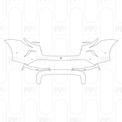 Pre-Cut PPF Porsche Taycan Sport Turismo Taycan Turbo S Sport Turismo 2026