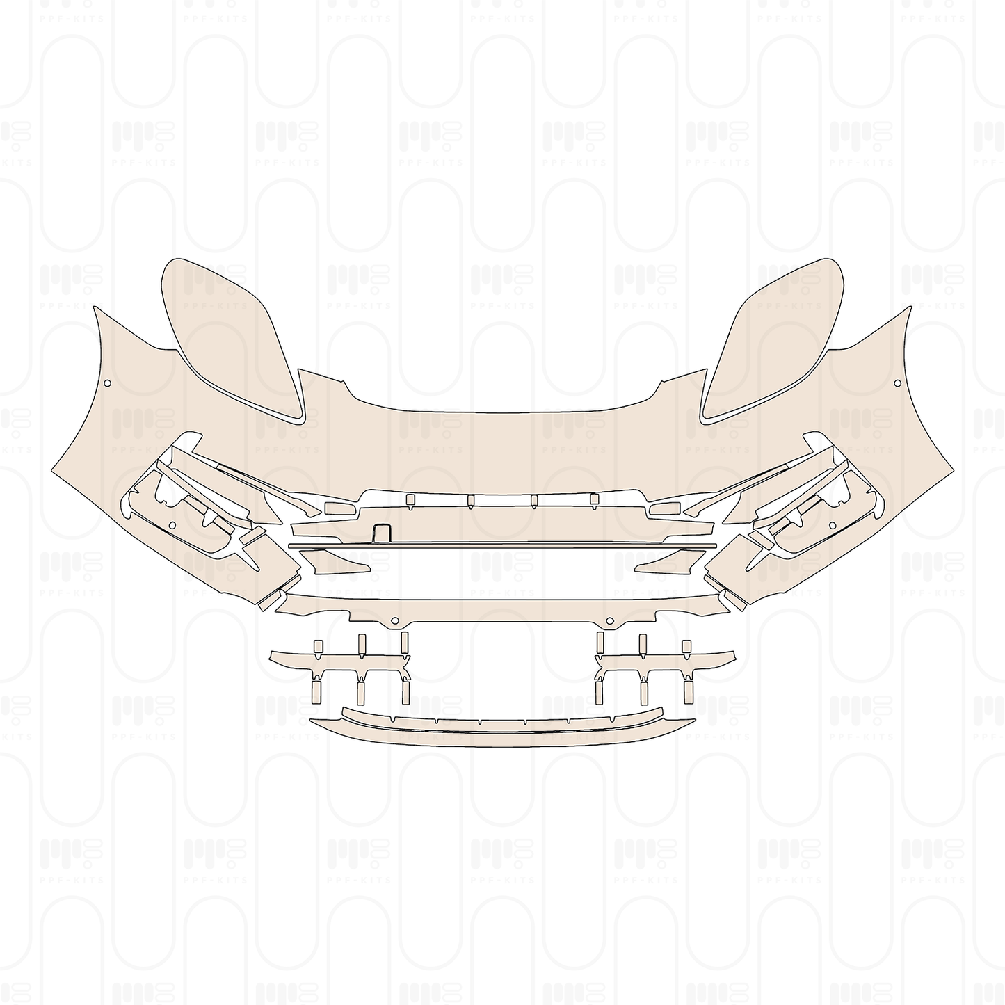 Pre-Cut PPF Porsche Panamera Sedan Panamera 2026