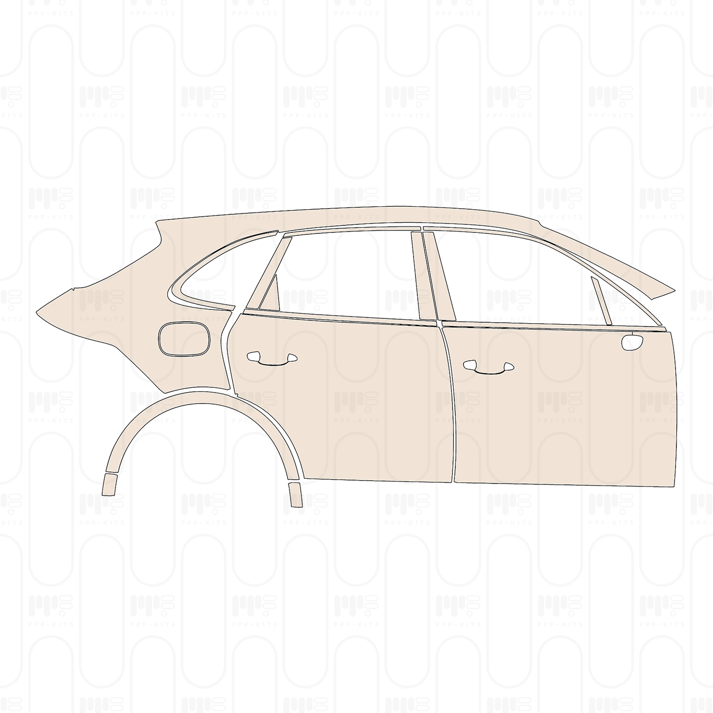 Pre-Cut PPF Porsche Cayenne S E-Hybrid 2026