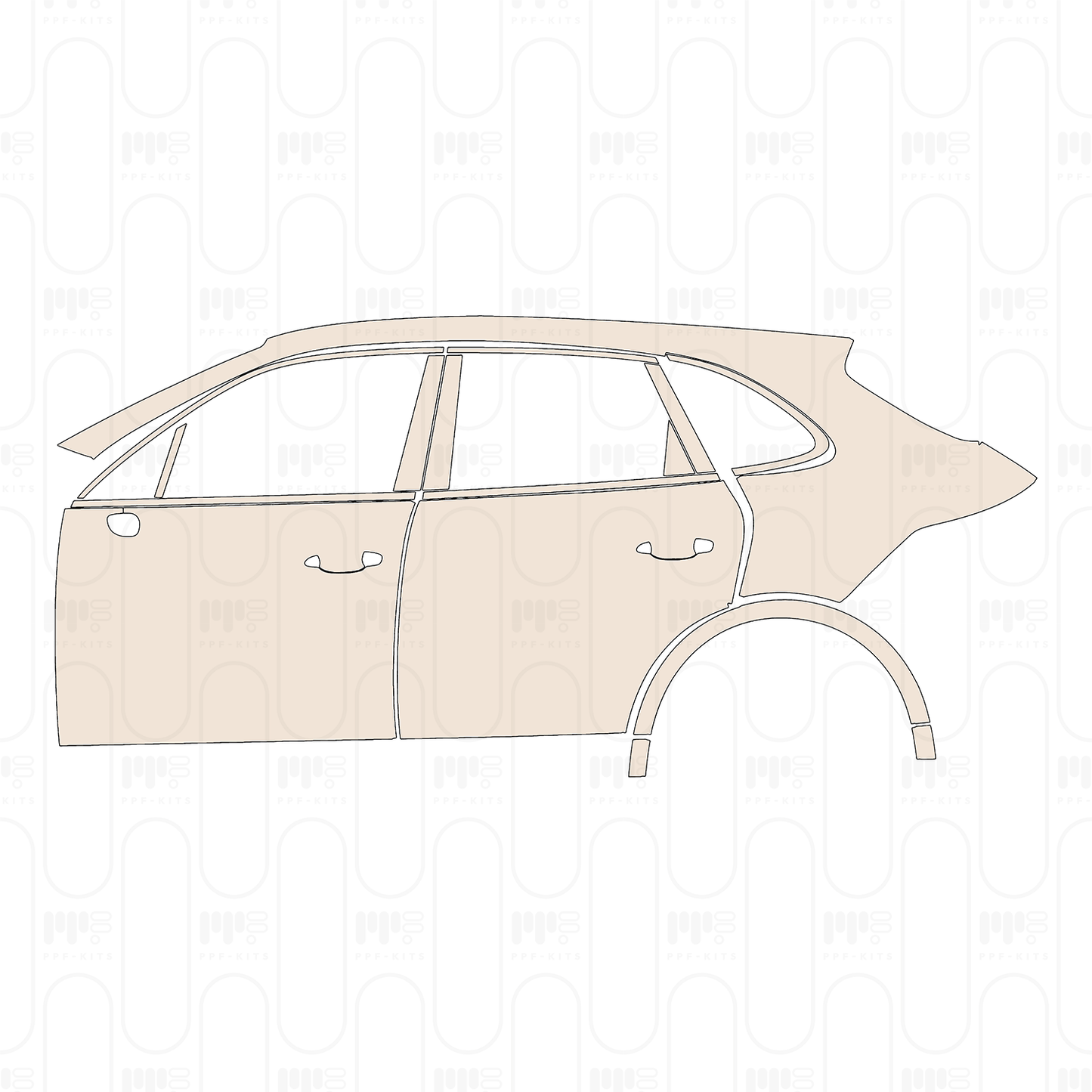 Pre-Cut PPF Porsche Cayenne 2026