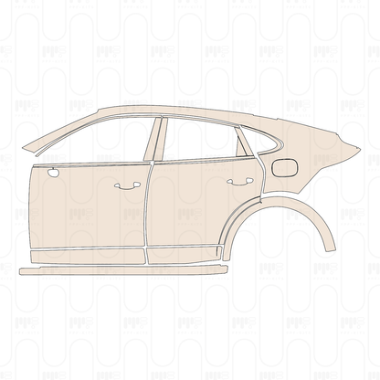 Pre-Cut PPF Porsche Cayenne Coupe Cayenne S E-Hybrid Coupe 2026