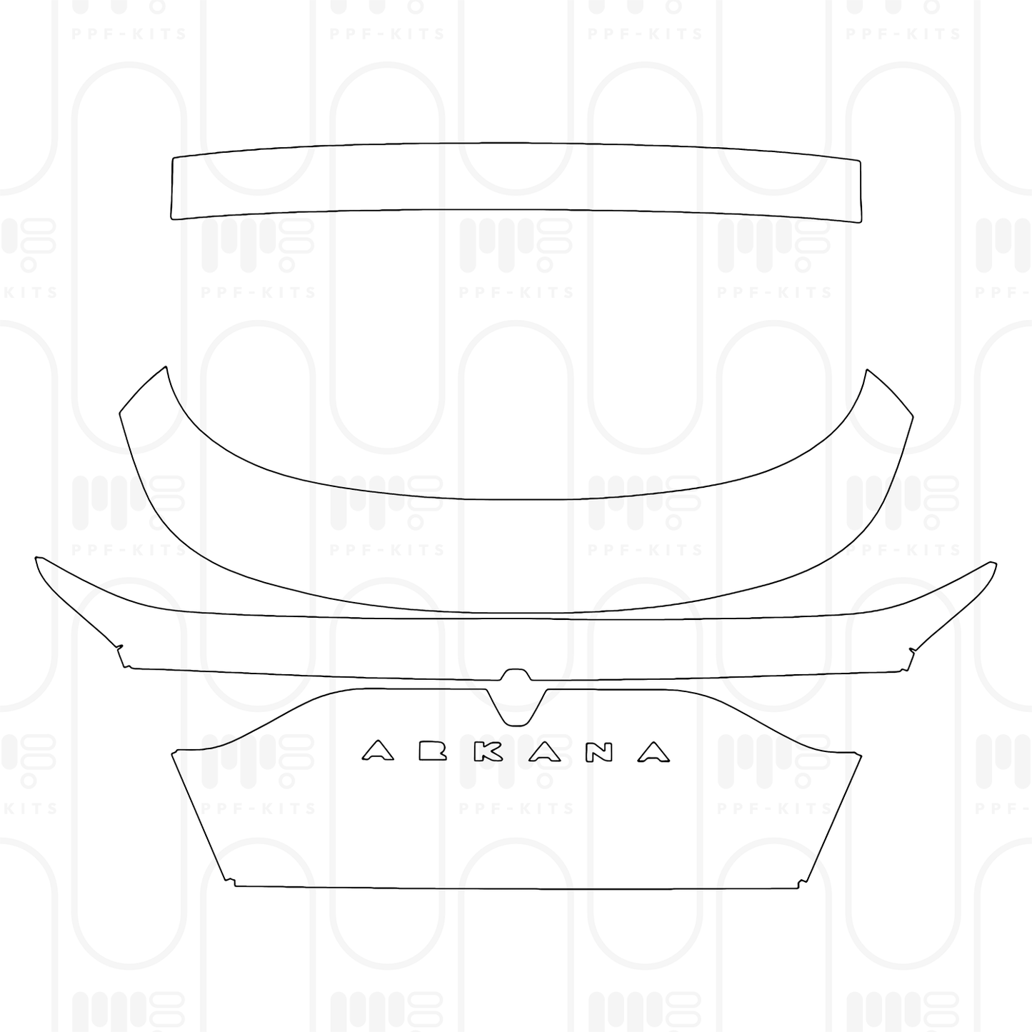 Pre-Cut PPF Renault Arkana Techno 2026