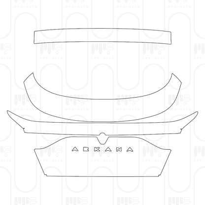 Pre-Cut PPF Renault Arkana Techno 2026