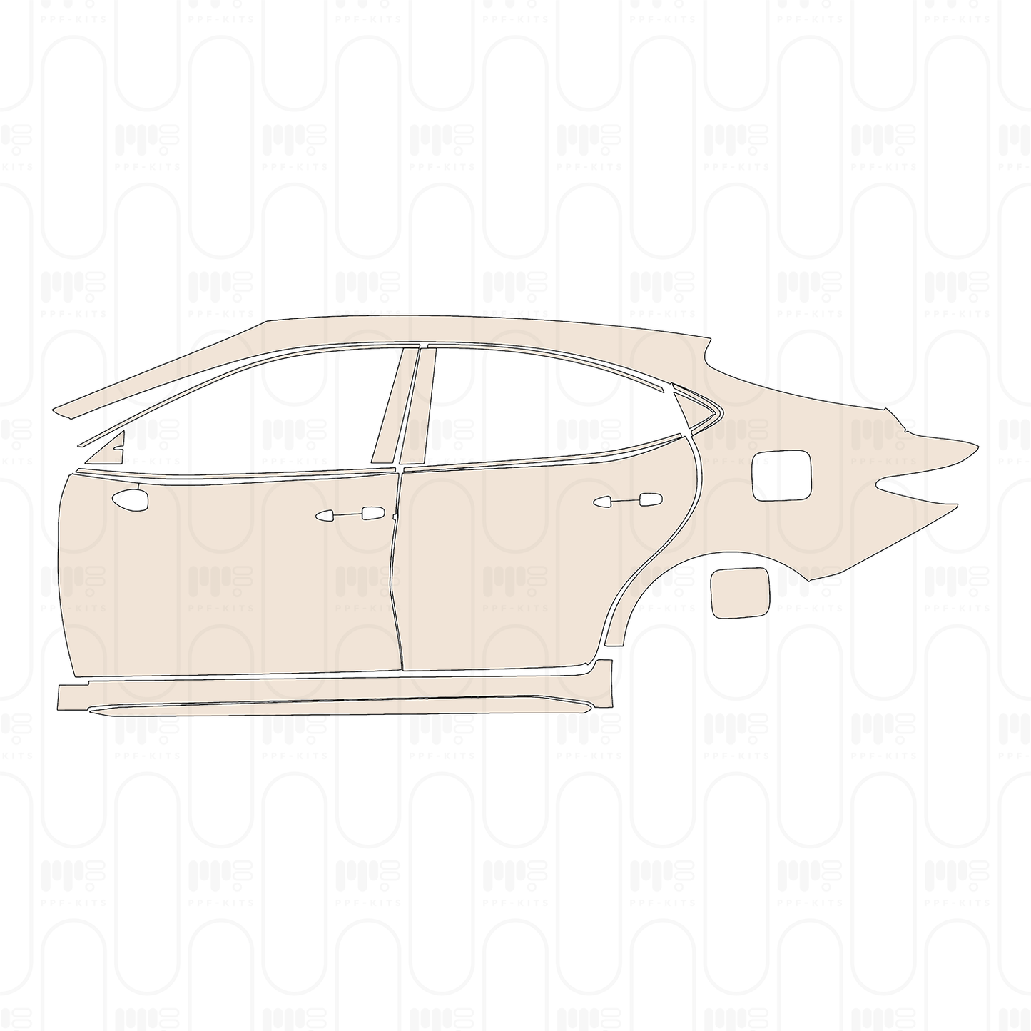 Pre-Cut PPF Toyota Camry (CN) Sport Plus 2026
