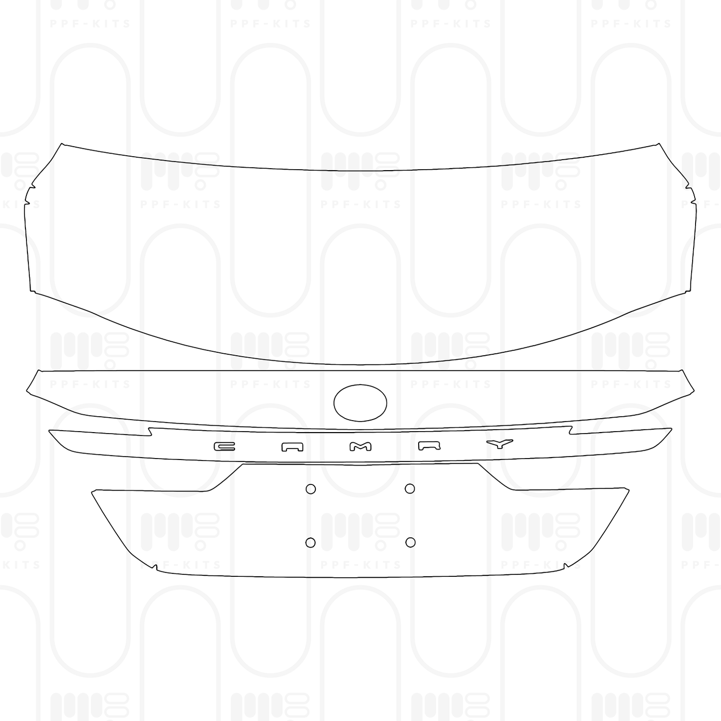 Pre-Cut PPF Toyota Camry (US) XLE 2026