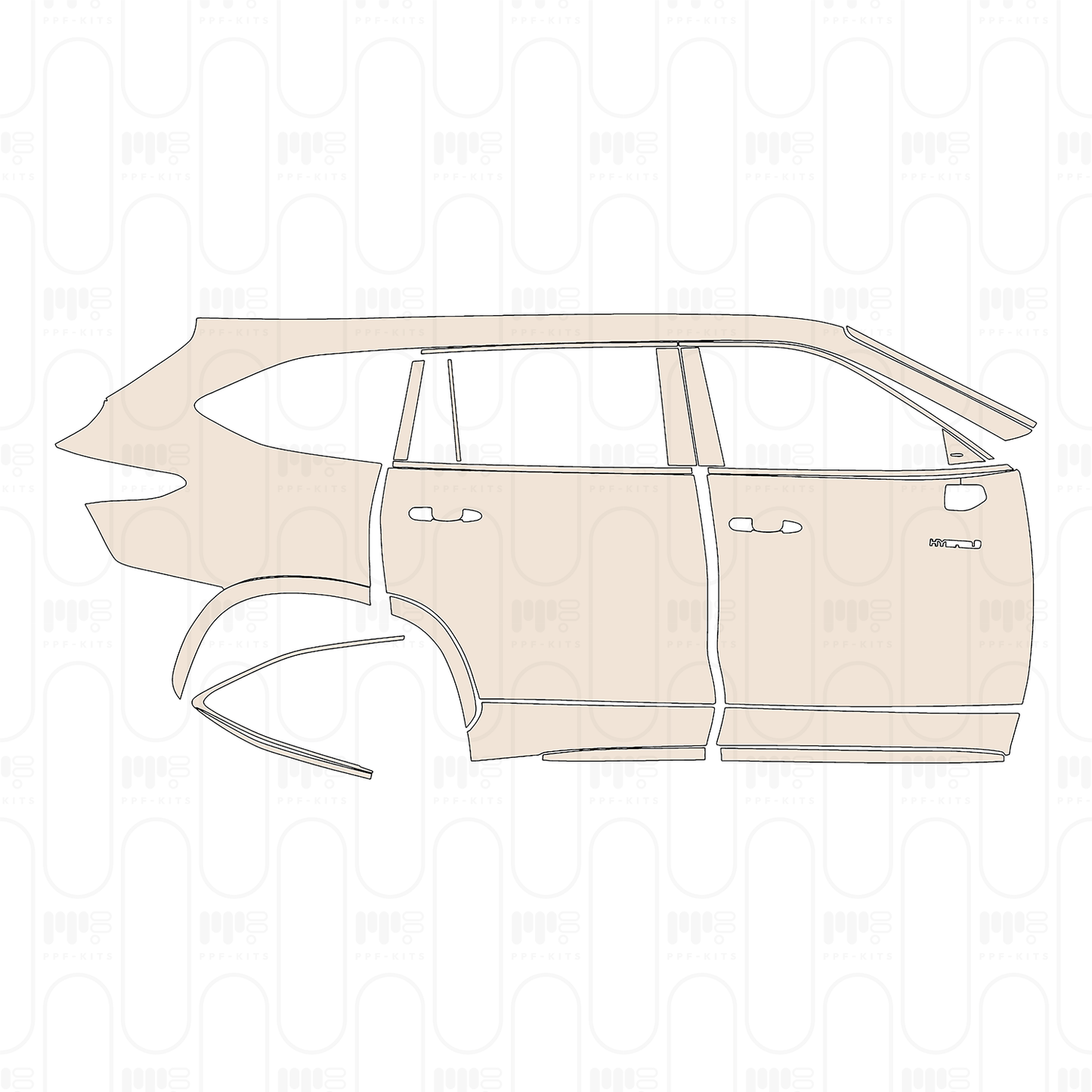 Pre-Cut PPF Toyota Crown Kluger 2026