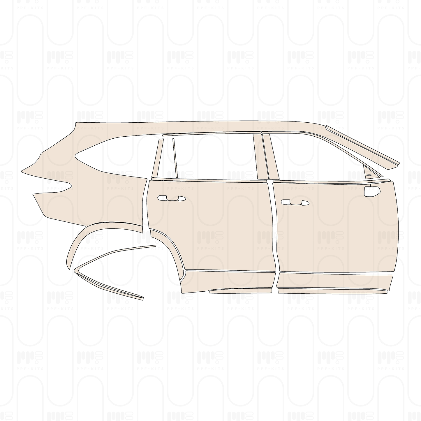 Pre-Cut PPF Toyota Crown Kluger 2026