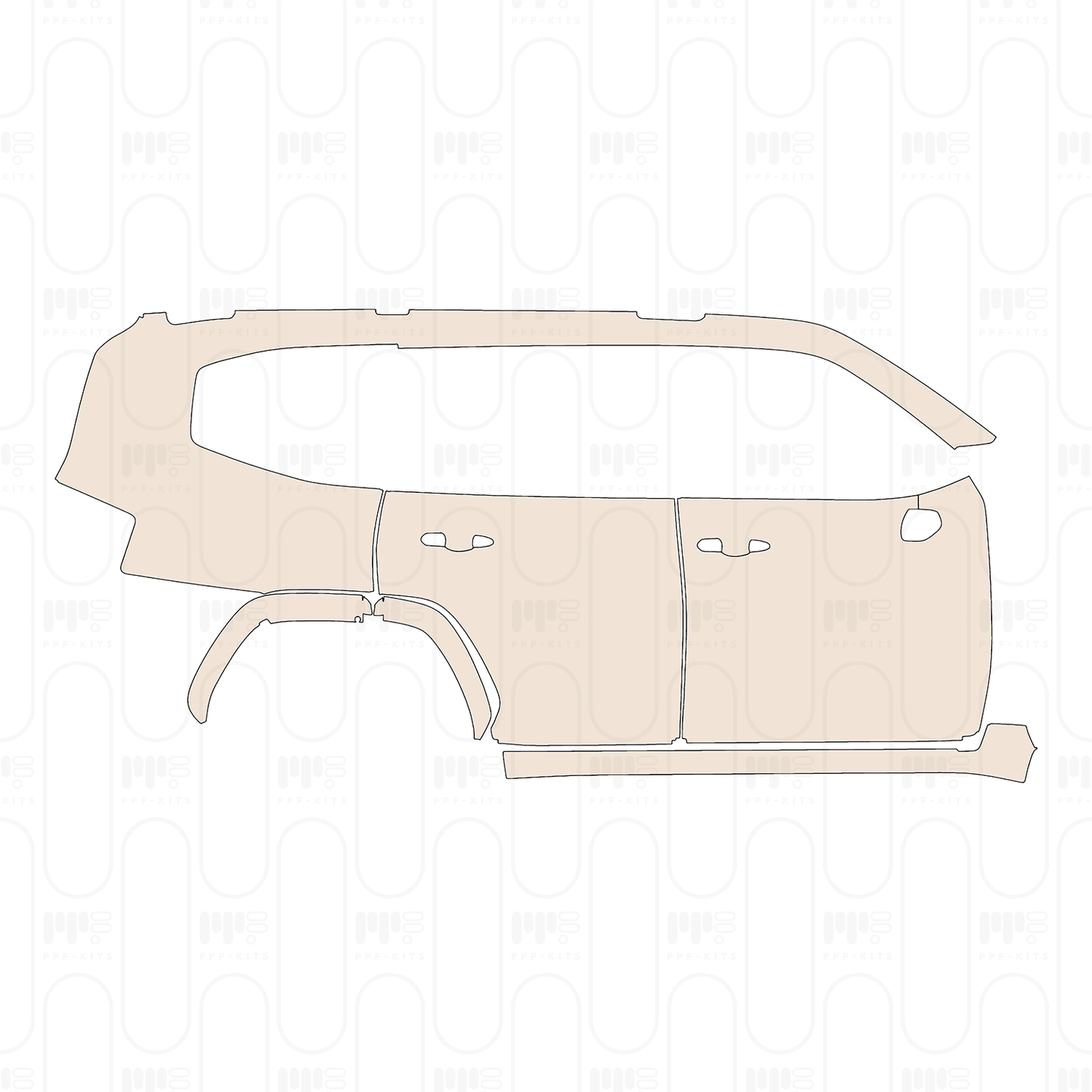 Pre-Cut PPF Toyota Land Cruiser (ME) EXR 2026