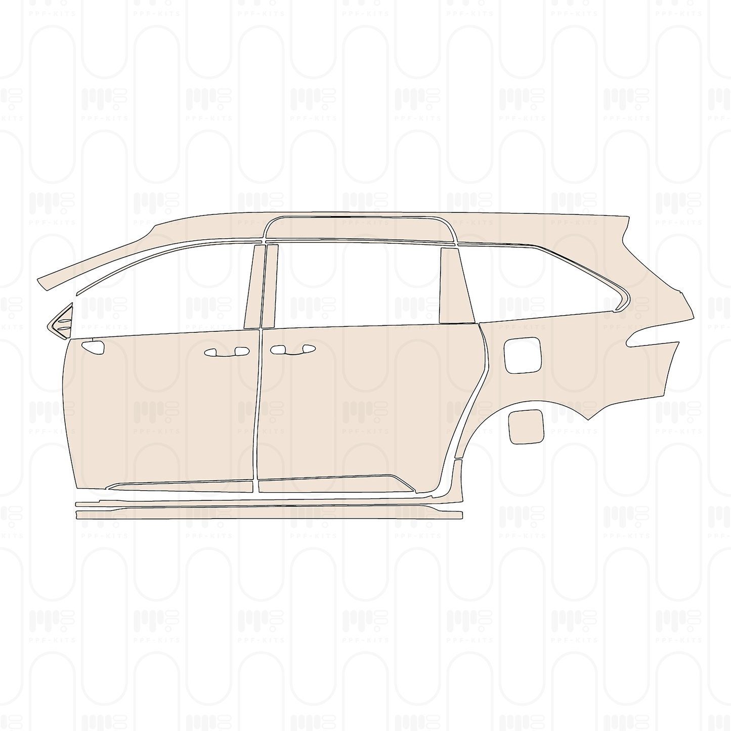 Pre-Cut PPF Toyota Sienna LE 2026