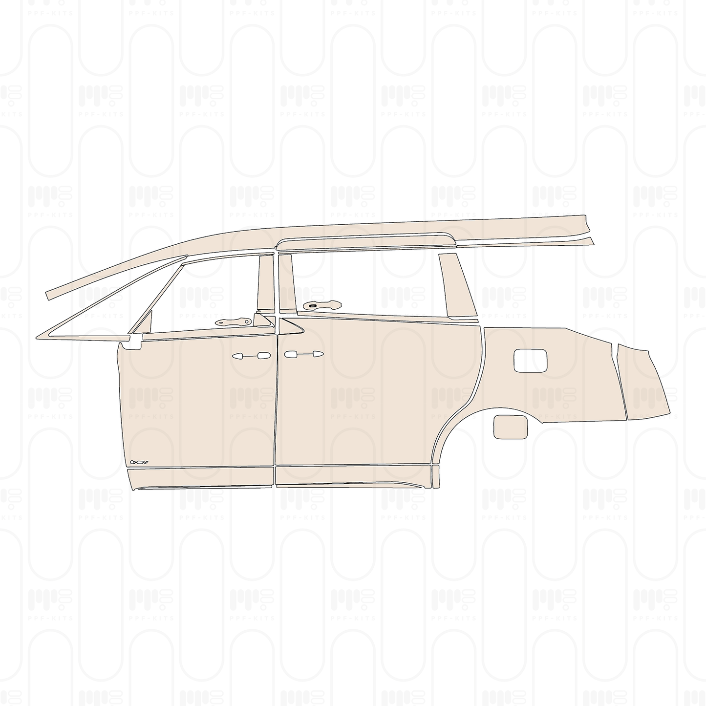 Pre-Cut PPF Toyota Alphard 2026