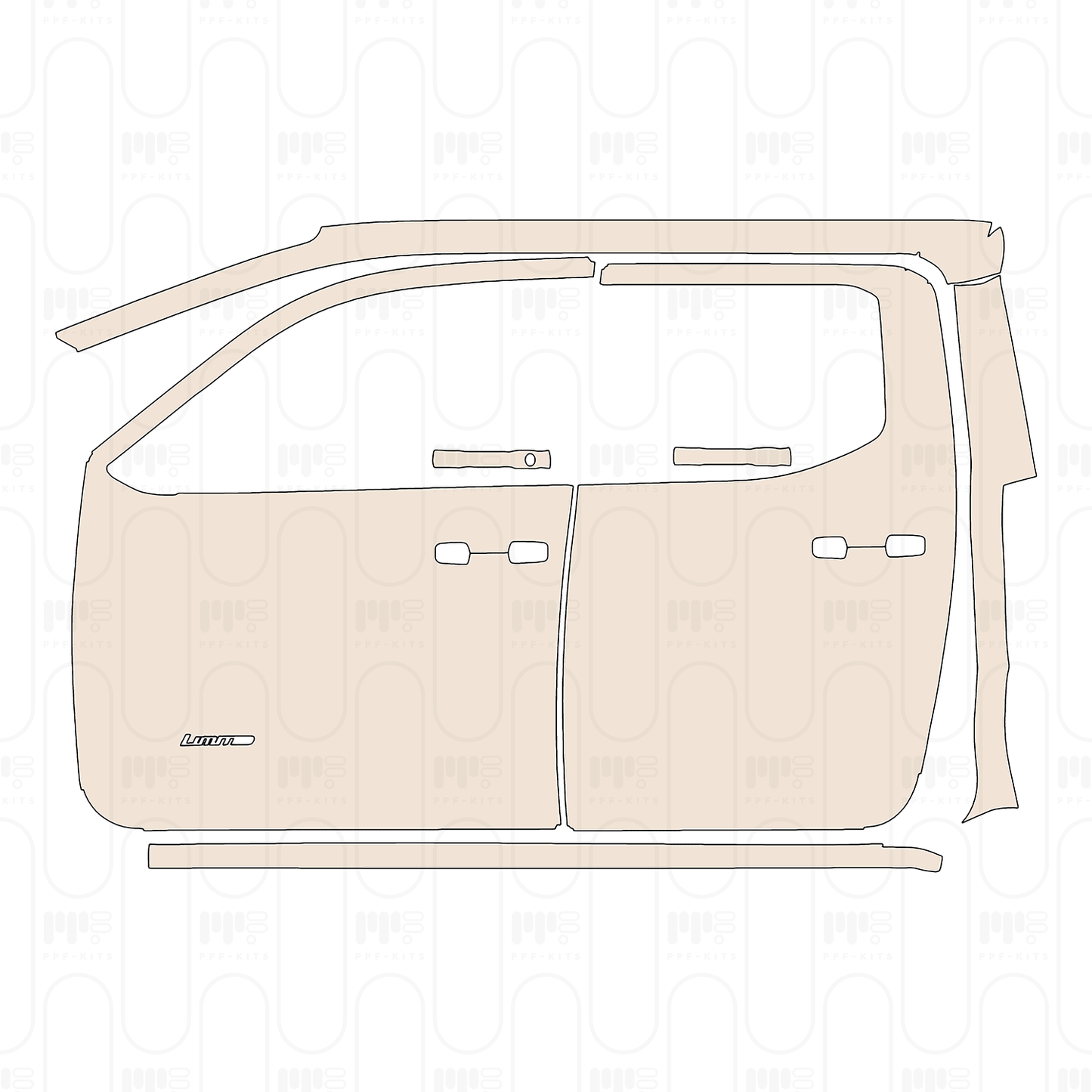 Pre-Cut PPF Toyota Tacoma Double Cab Limited 2026