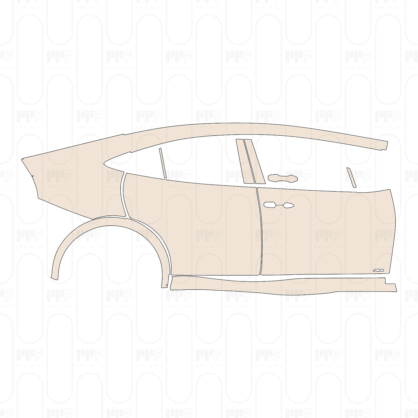 Pre-Cut PPF Toyota Prius (US) LE 2026