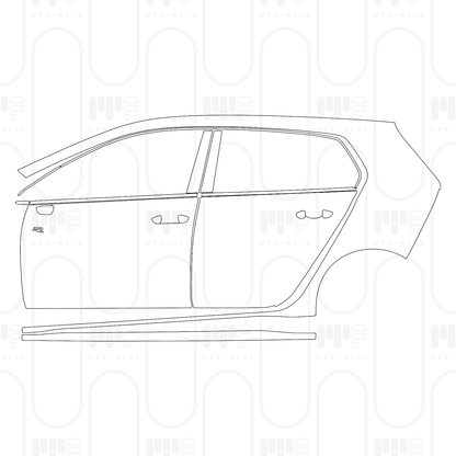 Pre-Cut PPF Volkswagen Golf R-line 2026