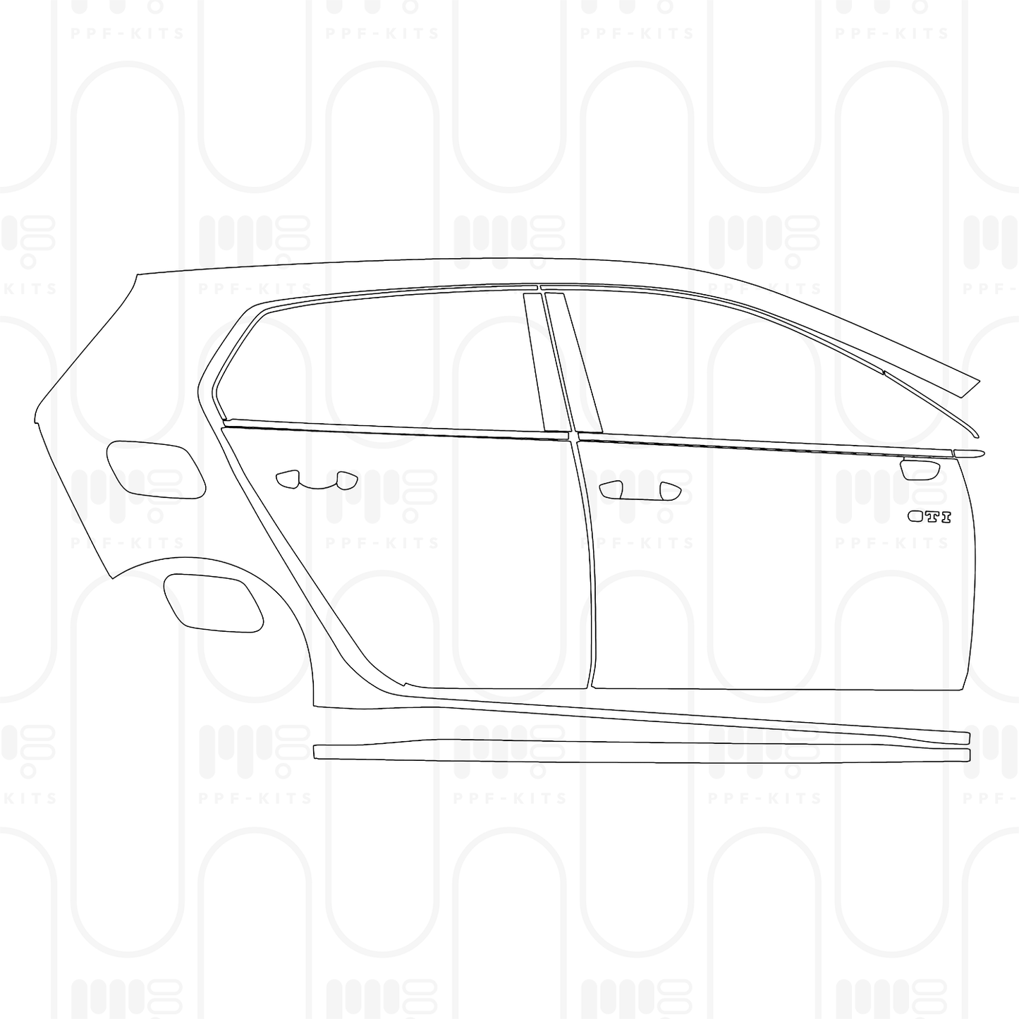 Pre-Cut PPF Volkswagen Golf GTI 2026