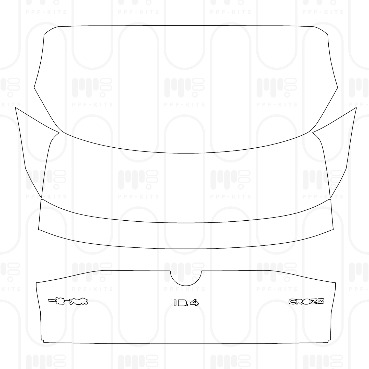 Pre-Cut PPF Volkswagen ID.4 (CN) Crozz 2026