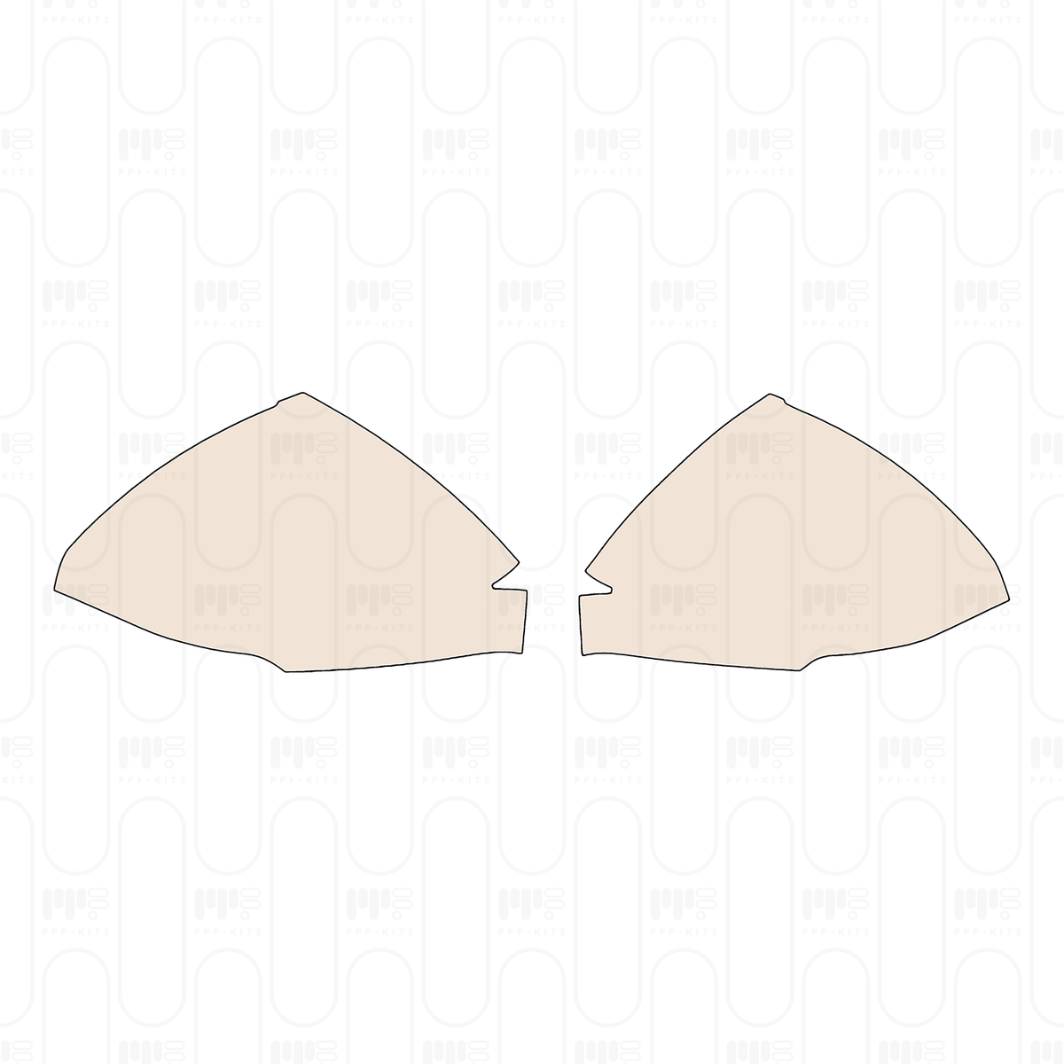 Pre-cut PPF pattern: Mirror - Volkswagen