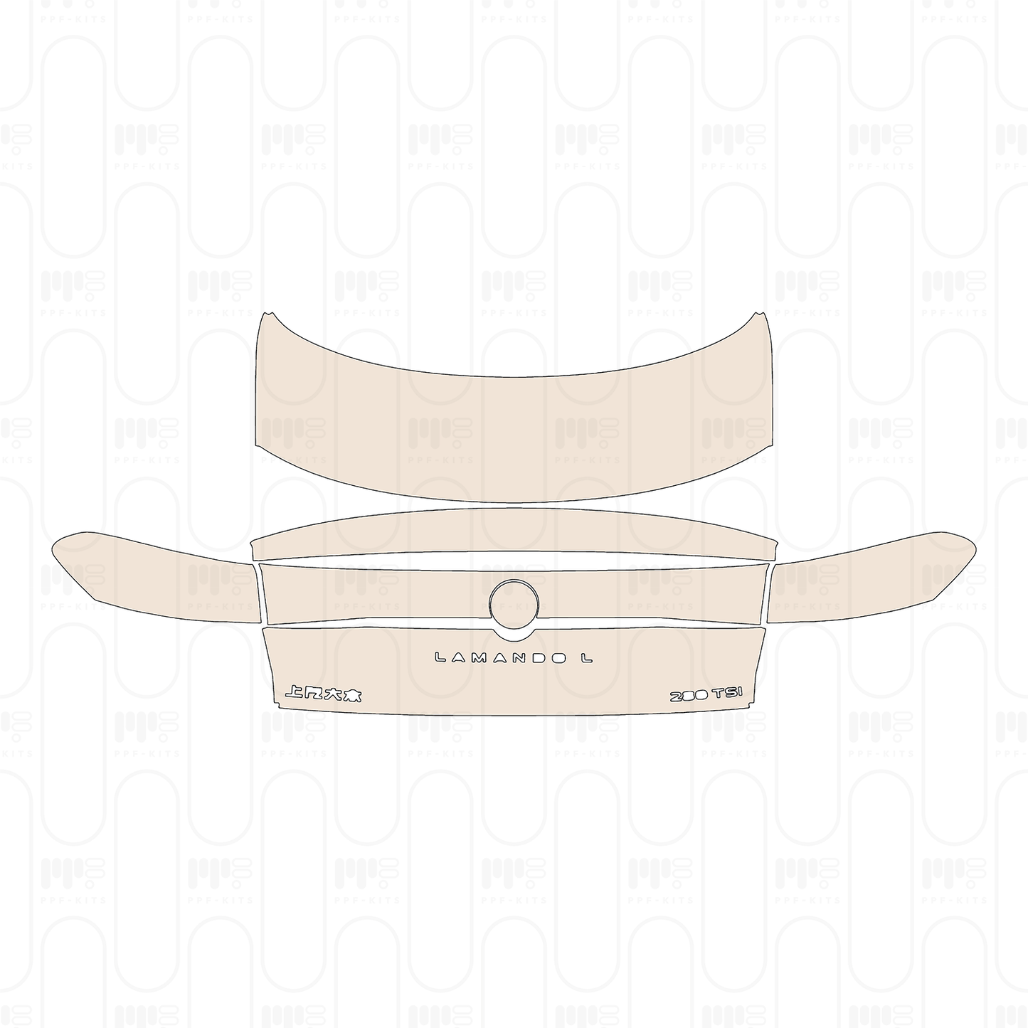 Pre-Cut PPF Volkswagen Lamando L (CN) Base 2026