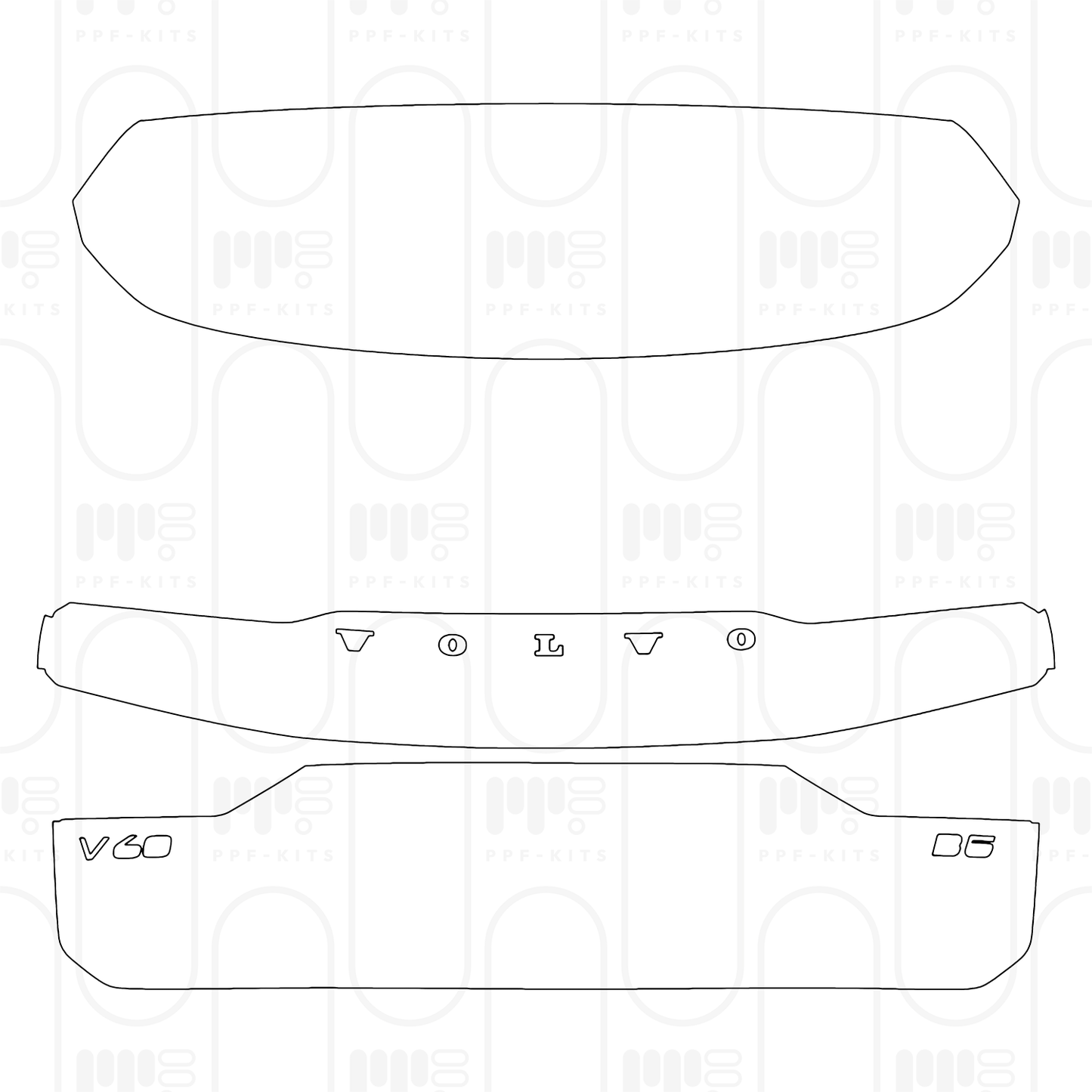 Pre-Cut PPF Volvo V60 Momentum 2026