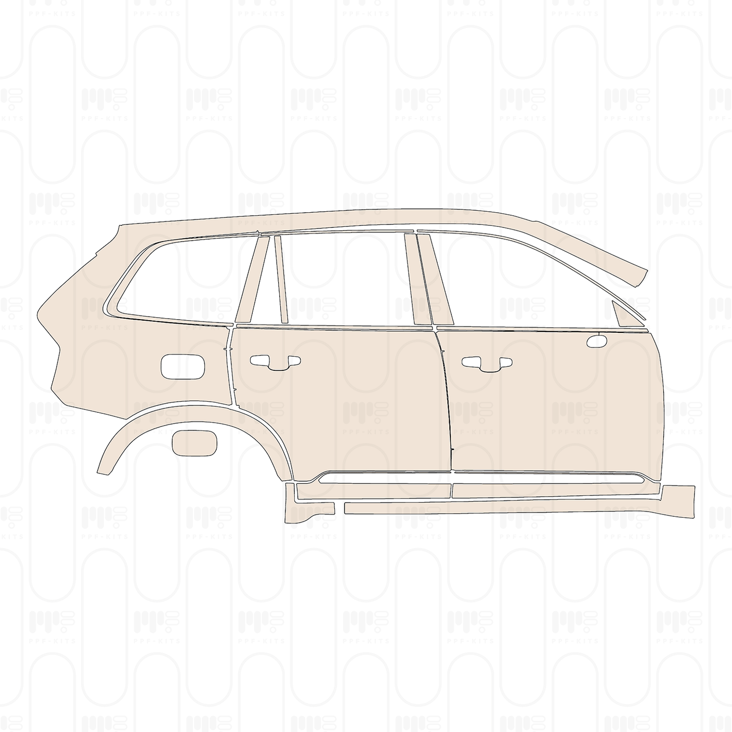 Pre-Cut PPF Volvo XC90 Recharge 2026