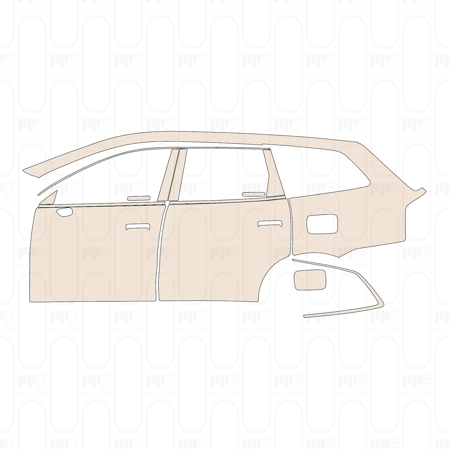 Pre-Cut PPF Volvo EX90 2026