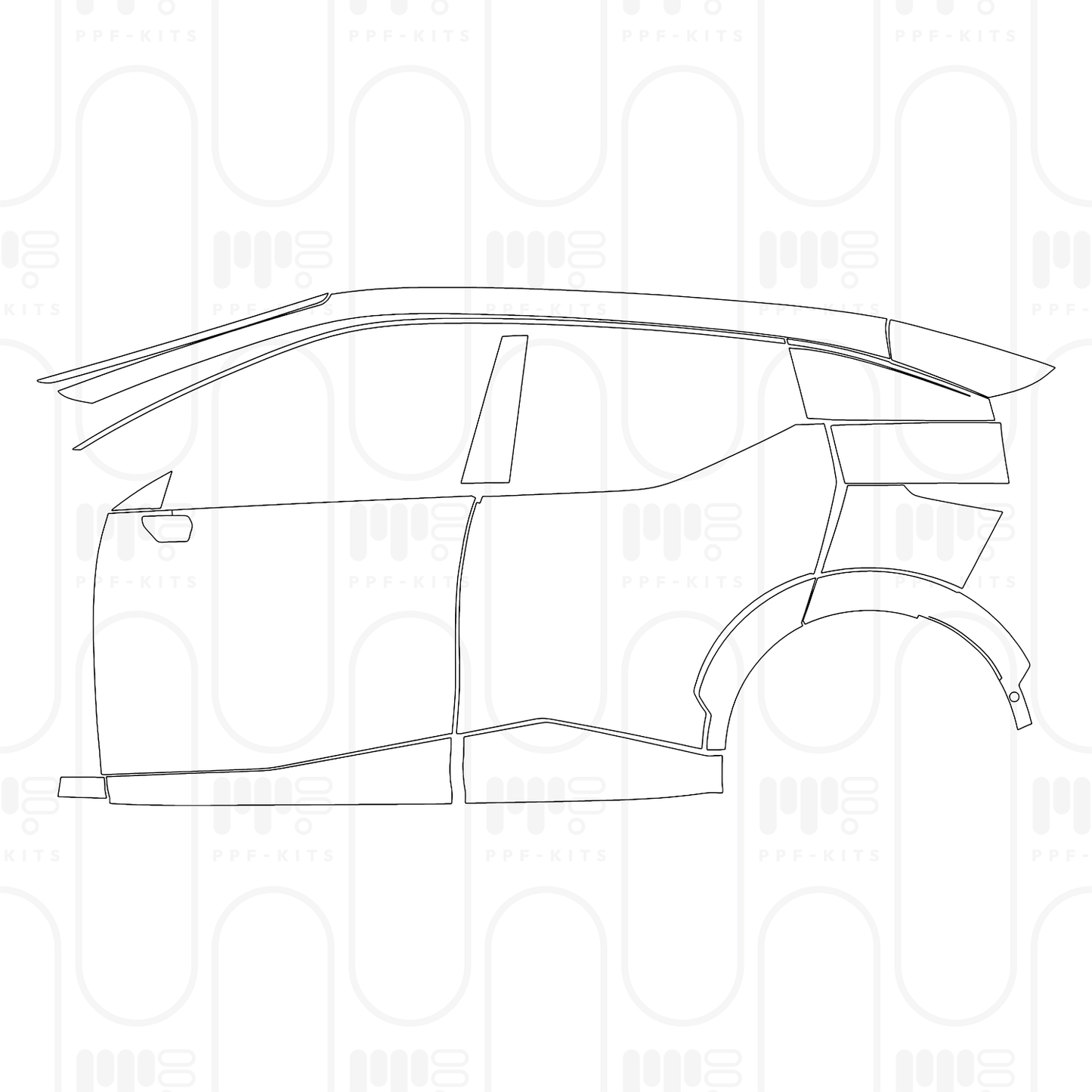 Pre-Cut PPF Zeekr X 2026