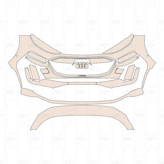 Pre-Cut PPF Audi Q6 e-tron SUV S-Line 2025