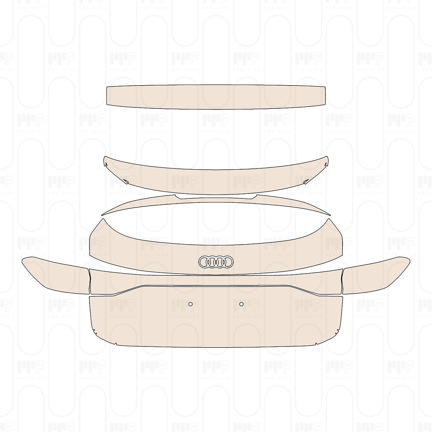 Pre-Cut PPF Audi Q6 e-tron Sportback SQ6 e-tron 2025