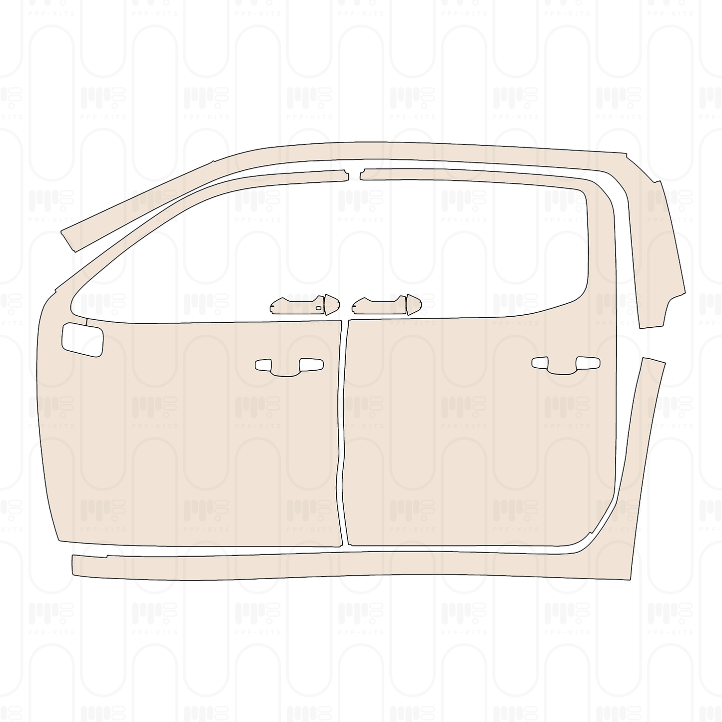 Pre-Cut PPF Chevrolet Silverado 1500 ZR2 2025