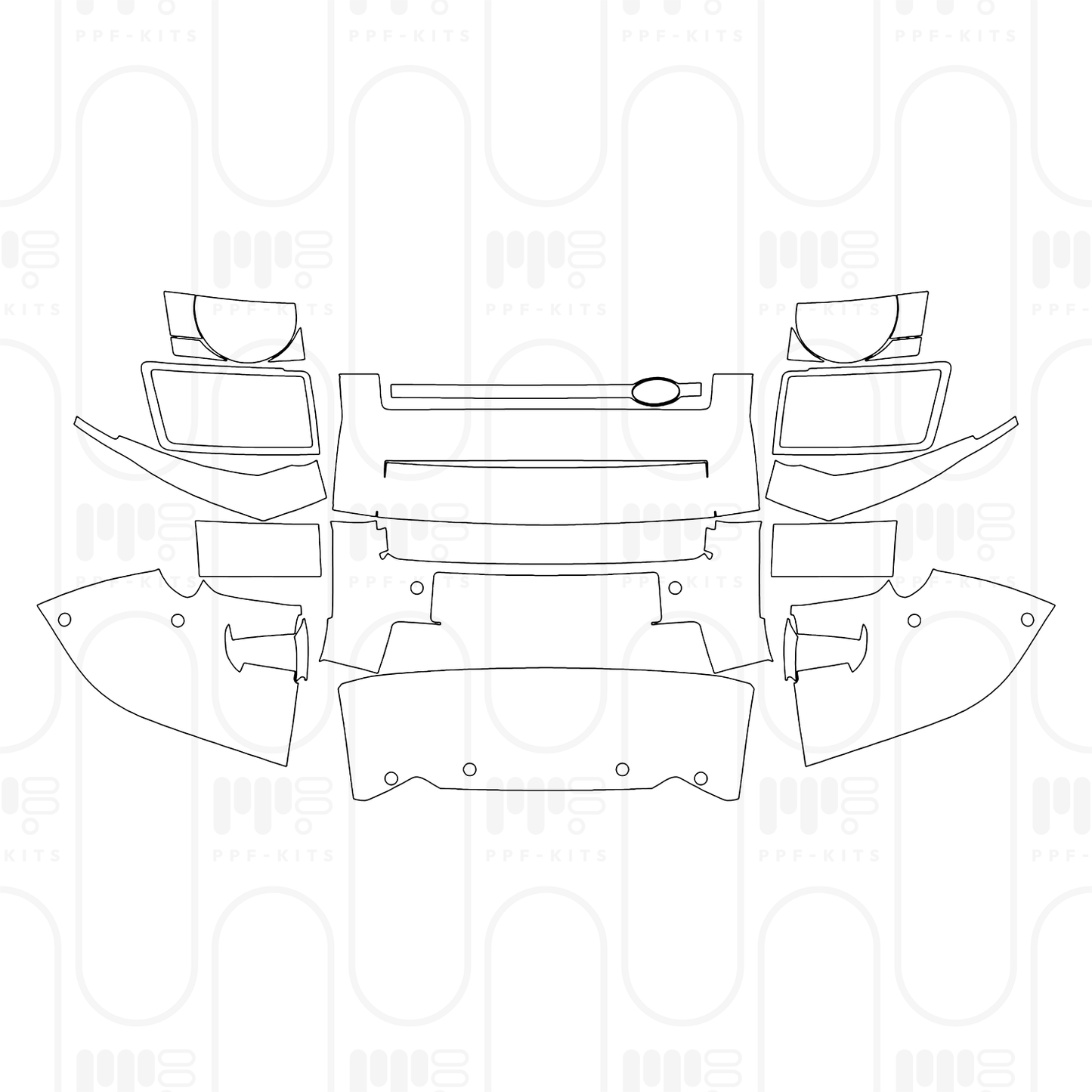 Pre-Cut PPF Land Rover Defender 130 V8 2025