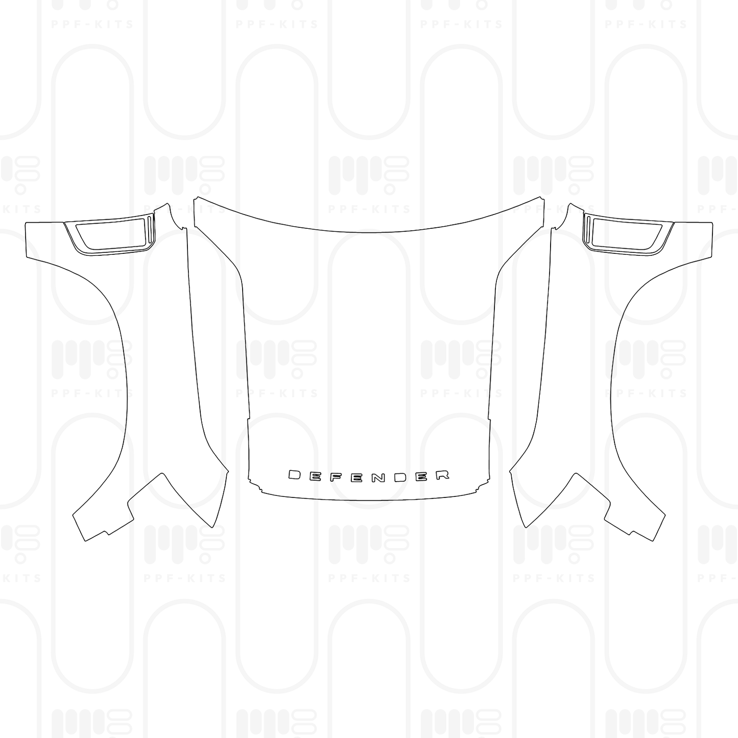 Pre-Cut PPF Land Rover Defender 130 V8 2025