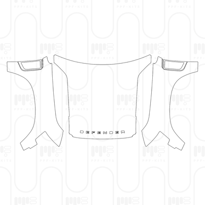 Pre-Cut PPF Land Rover Defender 130 V8 2025