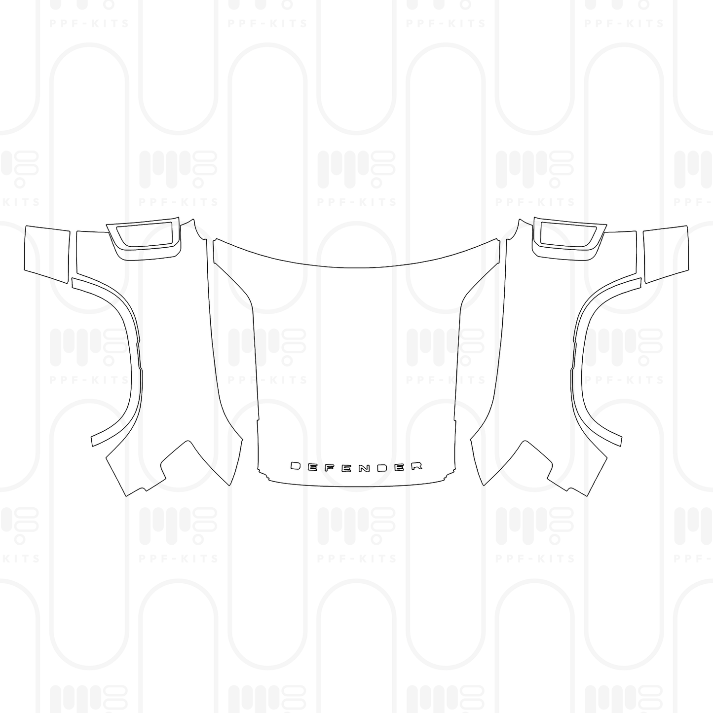 Pre-Cut PPF Land Rover Defender 130 V8 2025