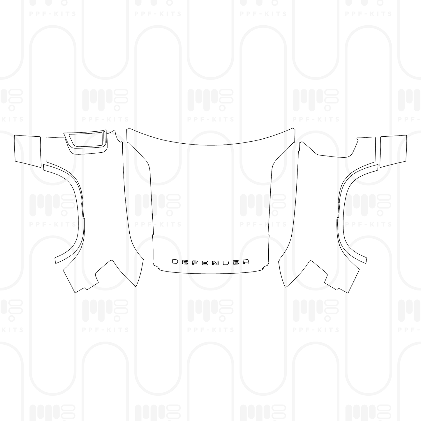 Pre-Cut PPF Land Rover Defender 130 V8 2025