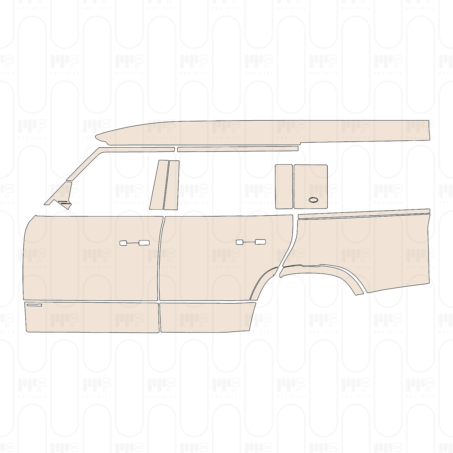 Pre-Cut PPF Land Rover Defender 130 X 2025