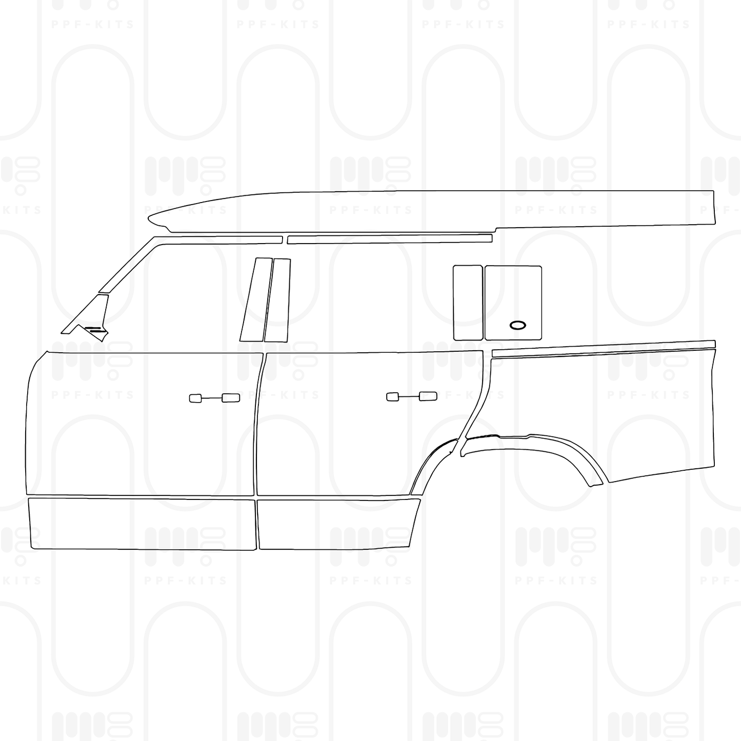 Pre-Cut PPF Land Rover Defender 130 V8 2025