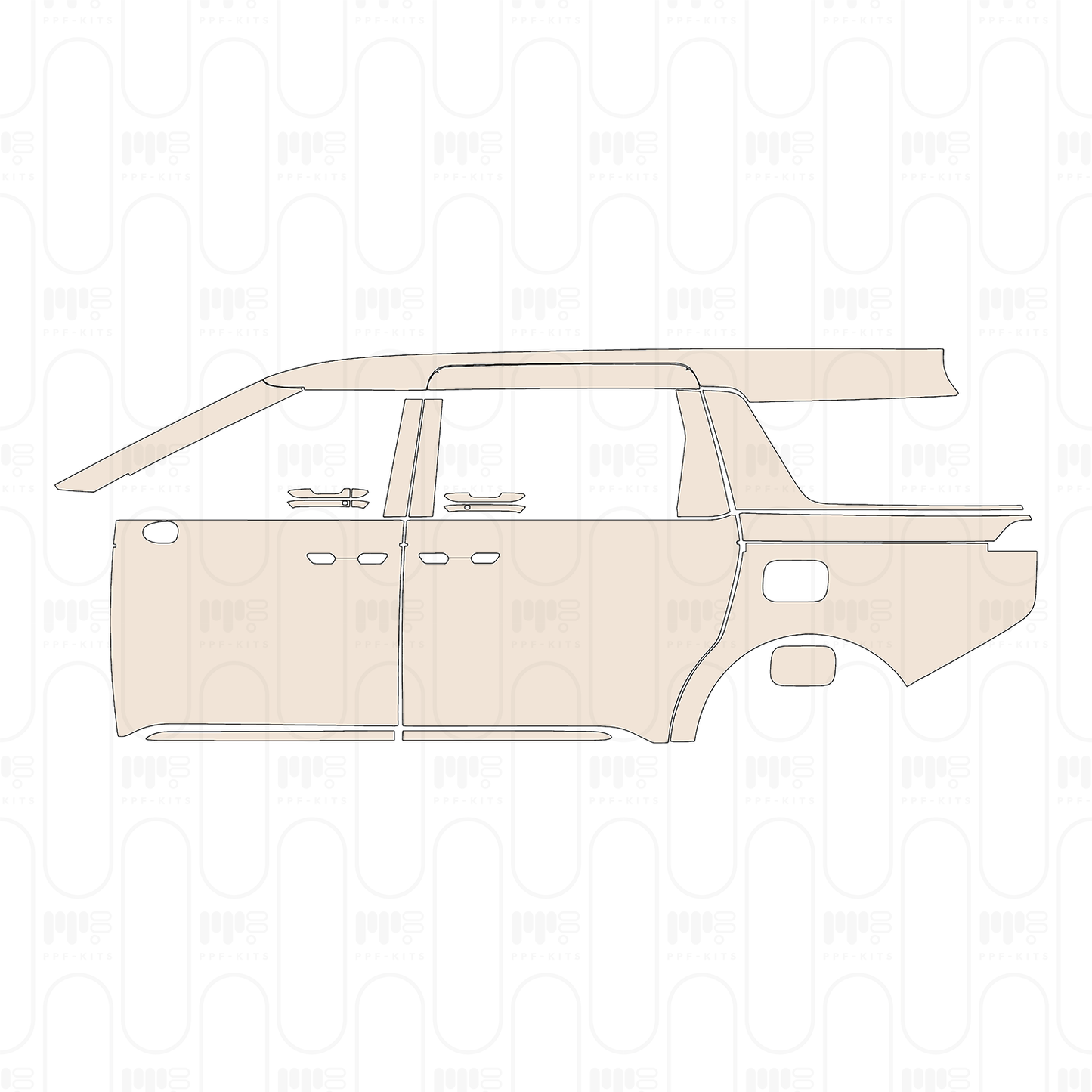 Pre-Cut PPF KIA Carnival (US) LX 2025