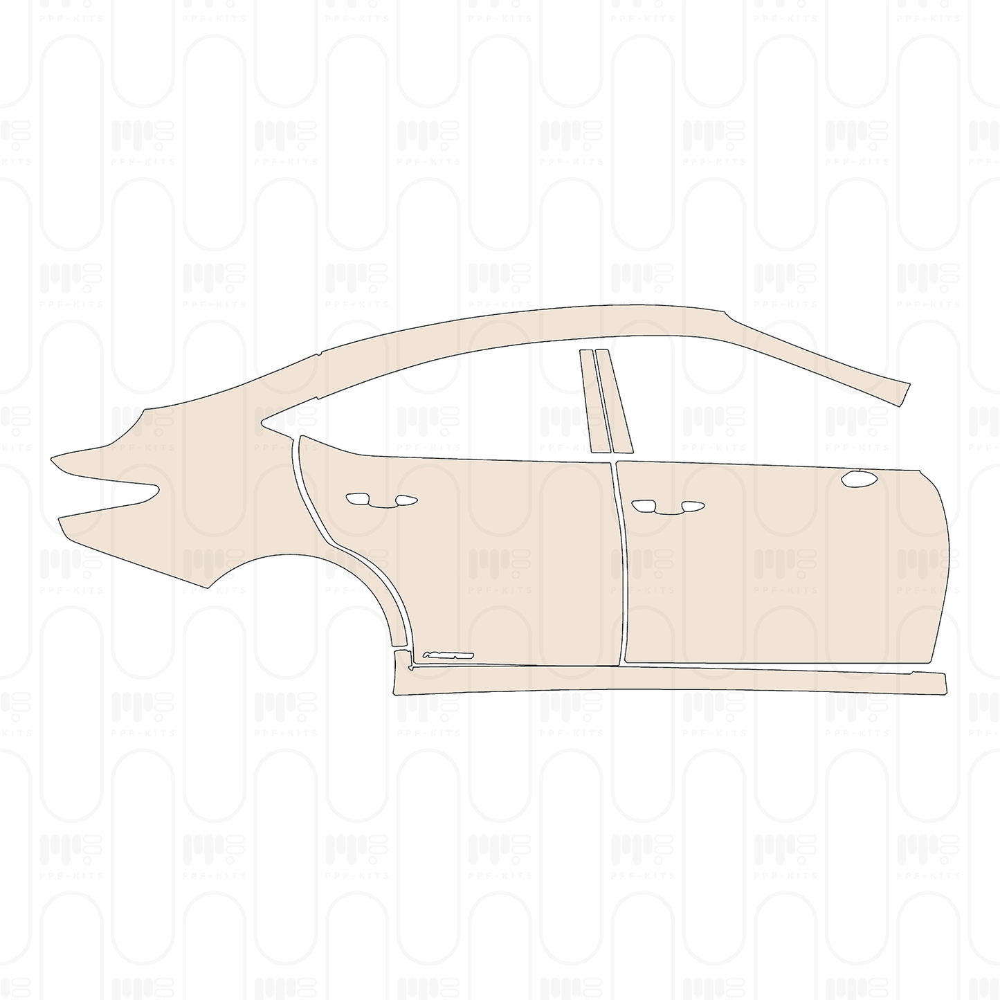 Pre-Cut PPF Lexus ES (US) Luxury 2025