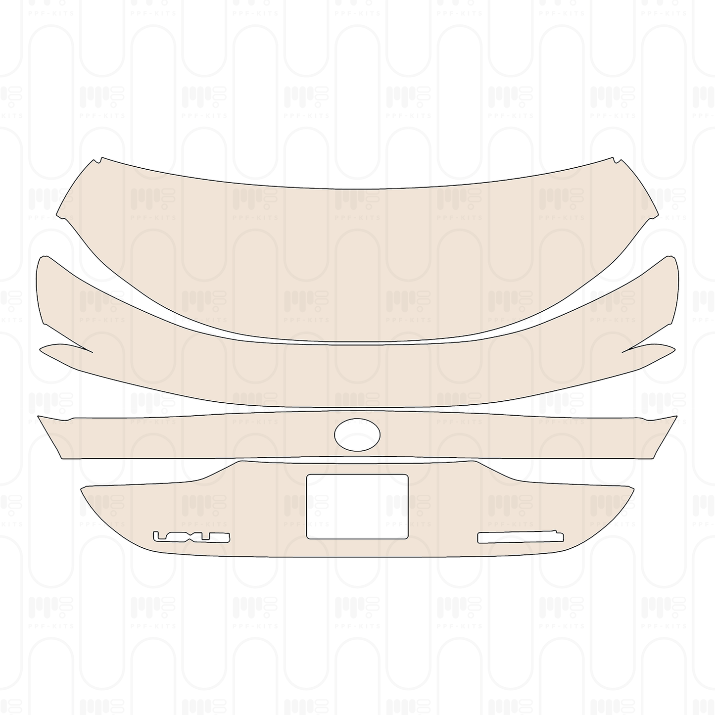 Pre-Cut PPF Lexus ES (US) Luxury 2025