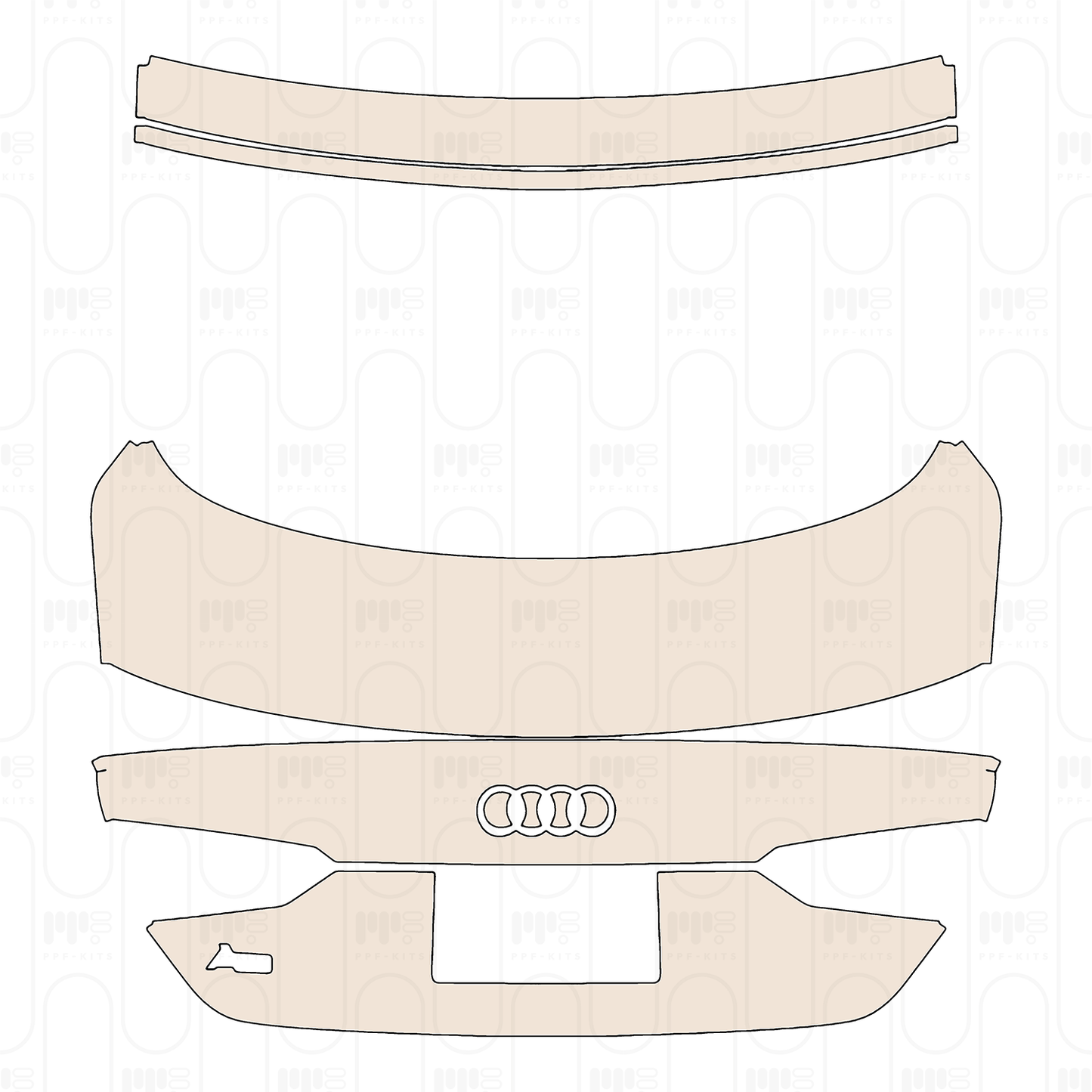 Pre-Cut PPF Audi A5 Sportback Base 2025