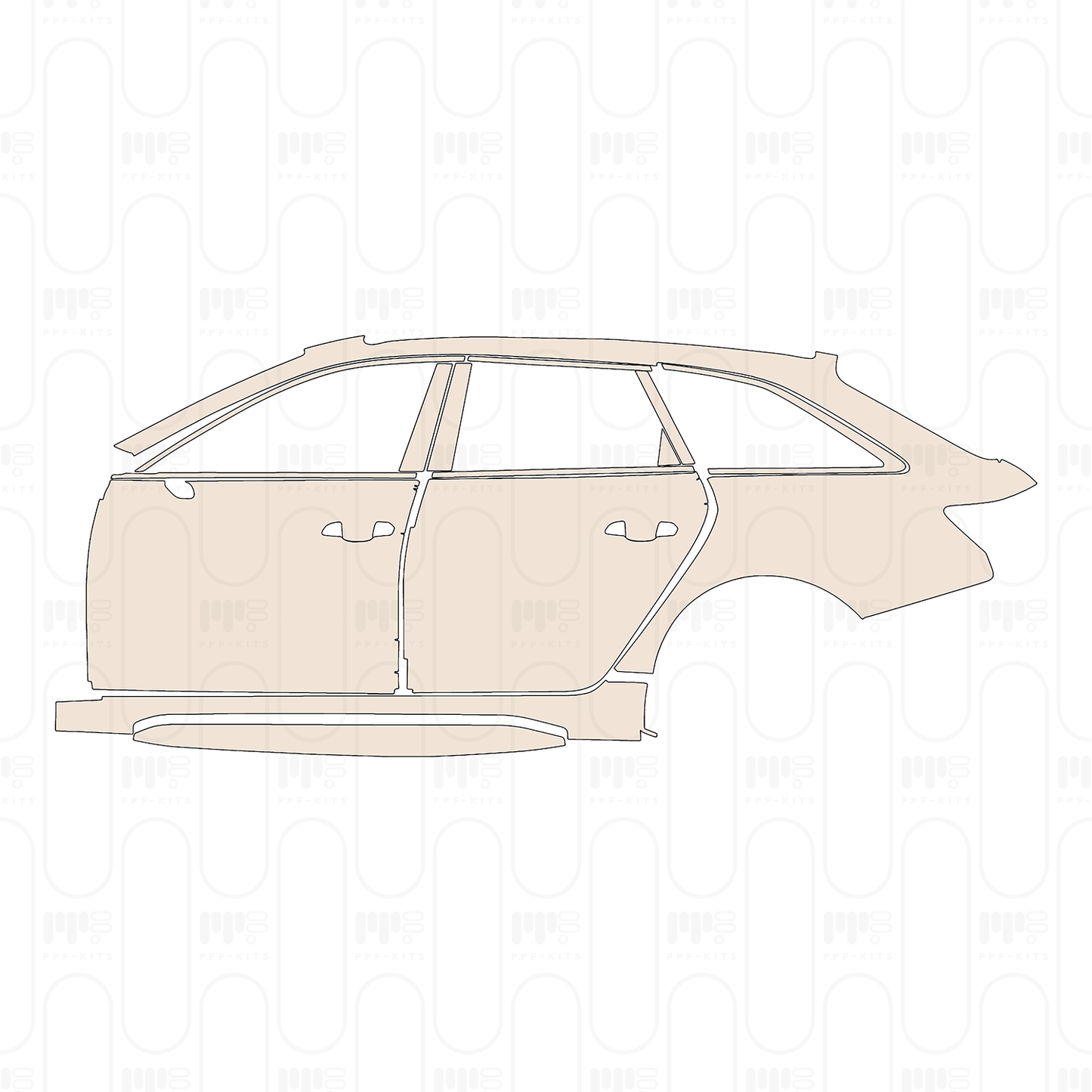 Pre-Cut PPF Audi A6 RS6 Avant 2024